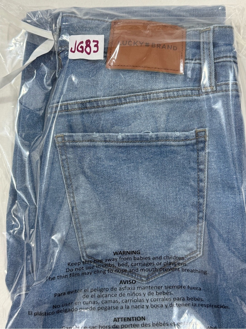 Lucky Brand Stevie High Rise Flare Jeans Light Wash Raw Hem Women’s 28 - Picture 13 of 13